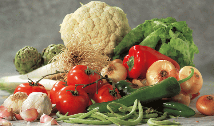 Bodegon hortalizasverdurashuerta