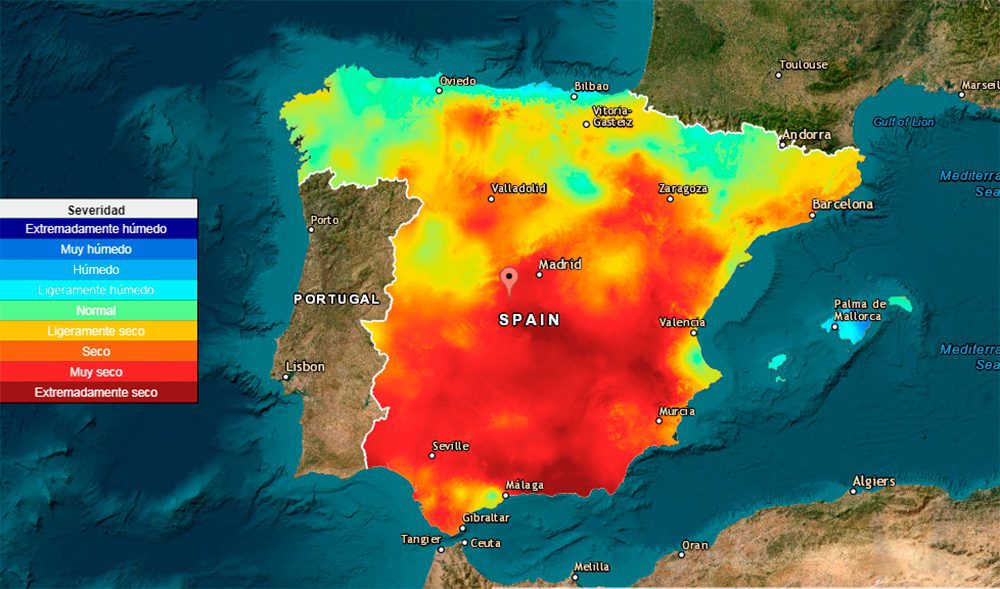 mapa sequía