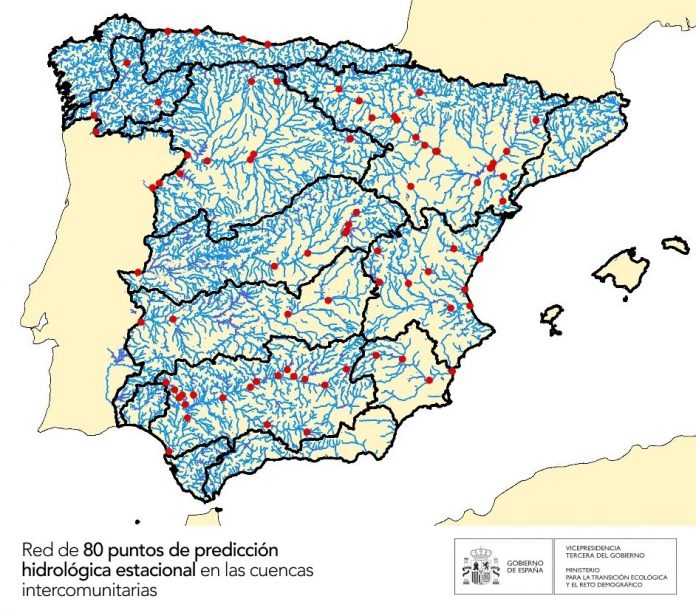 mapa hidrológico